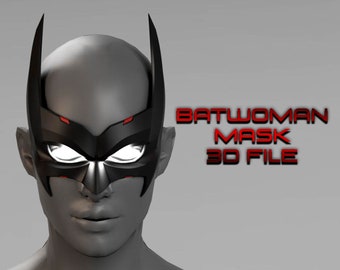 Batwoman Maske 3D Datei