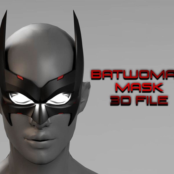 Batwoman Mask 3D File