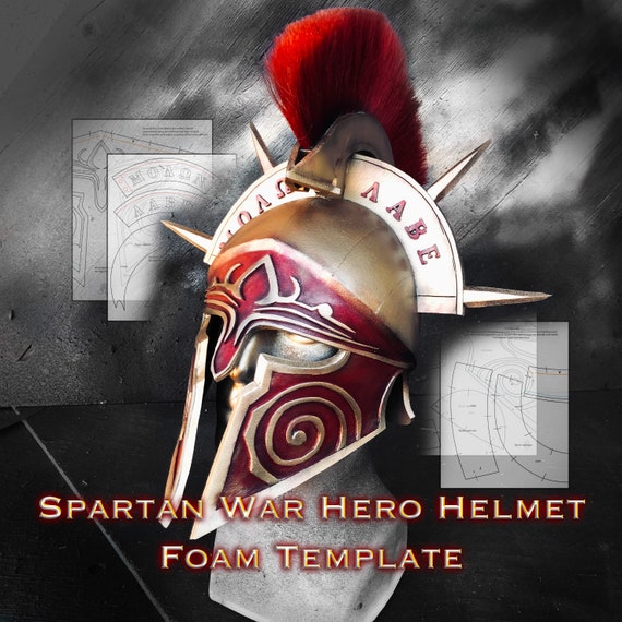 Buy Spartan War Hero Helmet Foam Template Online in India Etsy