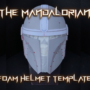 Mandalorian Helmet Foam Template