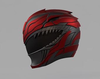 The Crimson Knight, Red Ranger Helmet 3D Files