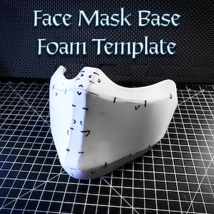 Face Mask Base Foam Template