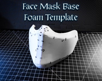 Face Mask Base Foam Template