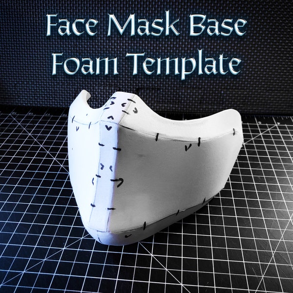 Face Mask Base Foam Template