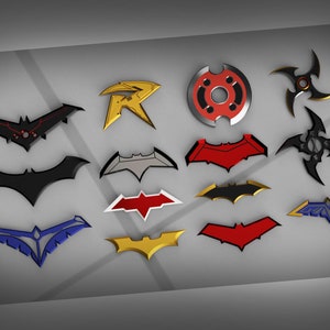 3D Printable Batarang Pack image 2