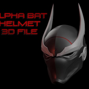 Alpha Bat Helmet 3D File