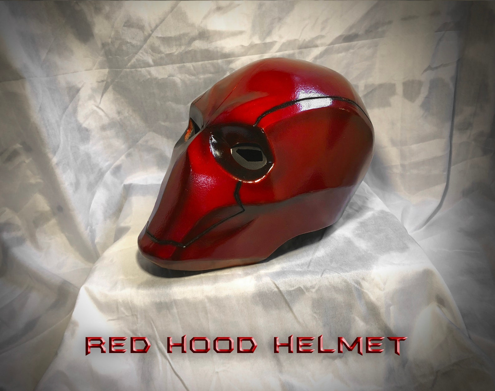 Red Hood Helmet Foam Template Etsy