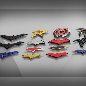3D Printable Batarang Pack image 3