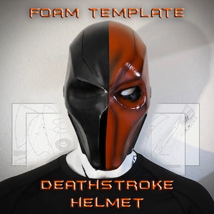 Deathstroke Helmet PDF Template