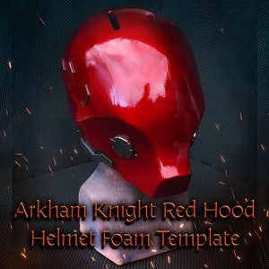 Arkham Knight Red Hood Helmet Foam Template