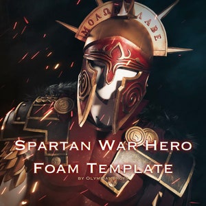 Spartan War Hero Foam Template