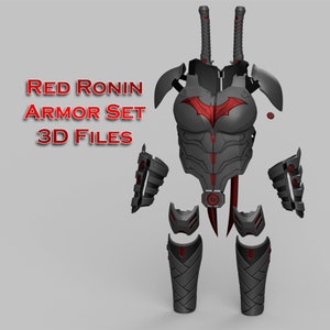 Red Ronin Armor Set 3D Files