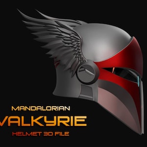 Mandalorian Valkyrie Helmet image 1