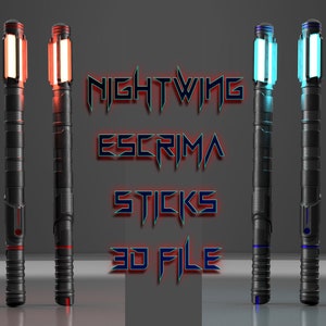 Nightwing Escrima Stick 3D File