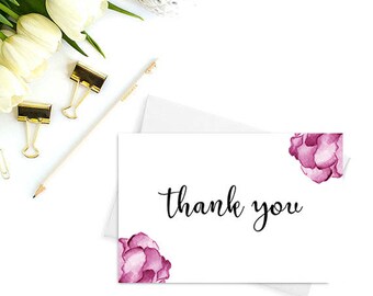 wedding thank you cards etsy