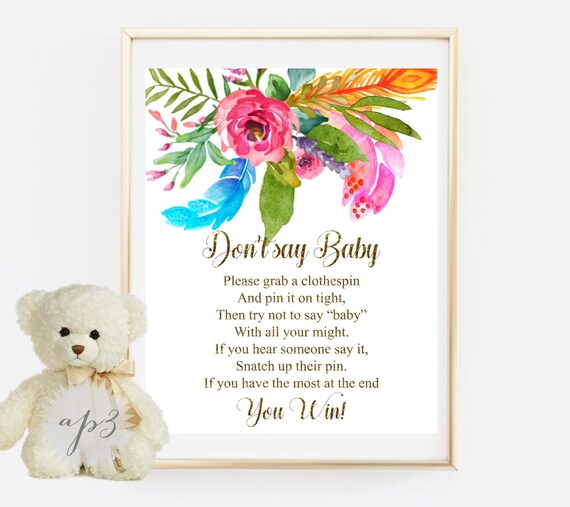 Baby Shower Spiele Zum Ausdrucken - etsy bild