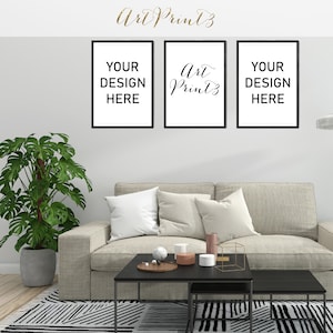 Black Frame Mockup, Black Modern Digital Mockup, Design Framed Art Display, Picture Frame Template, Photo Mockup Frame