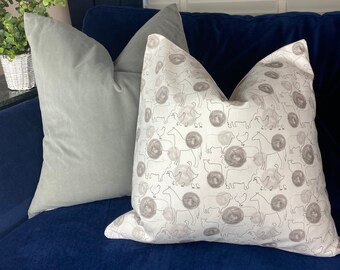 Farm Animal printed cushion, printed pillow, cushion, pillow, animal print.