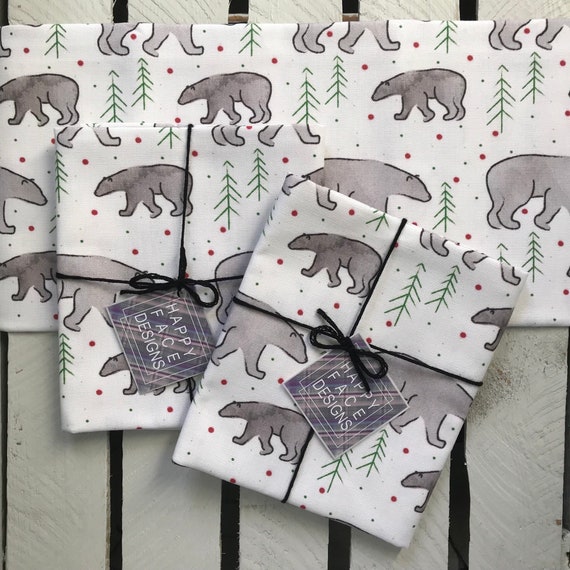 Bear Print Tea Towel Bear Print Tea Towel
