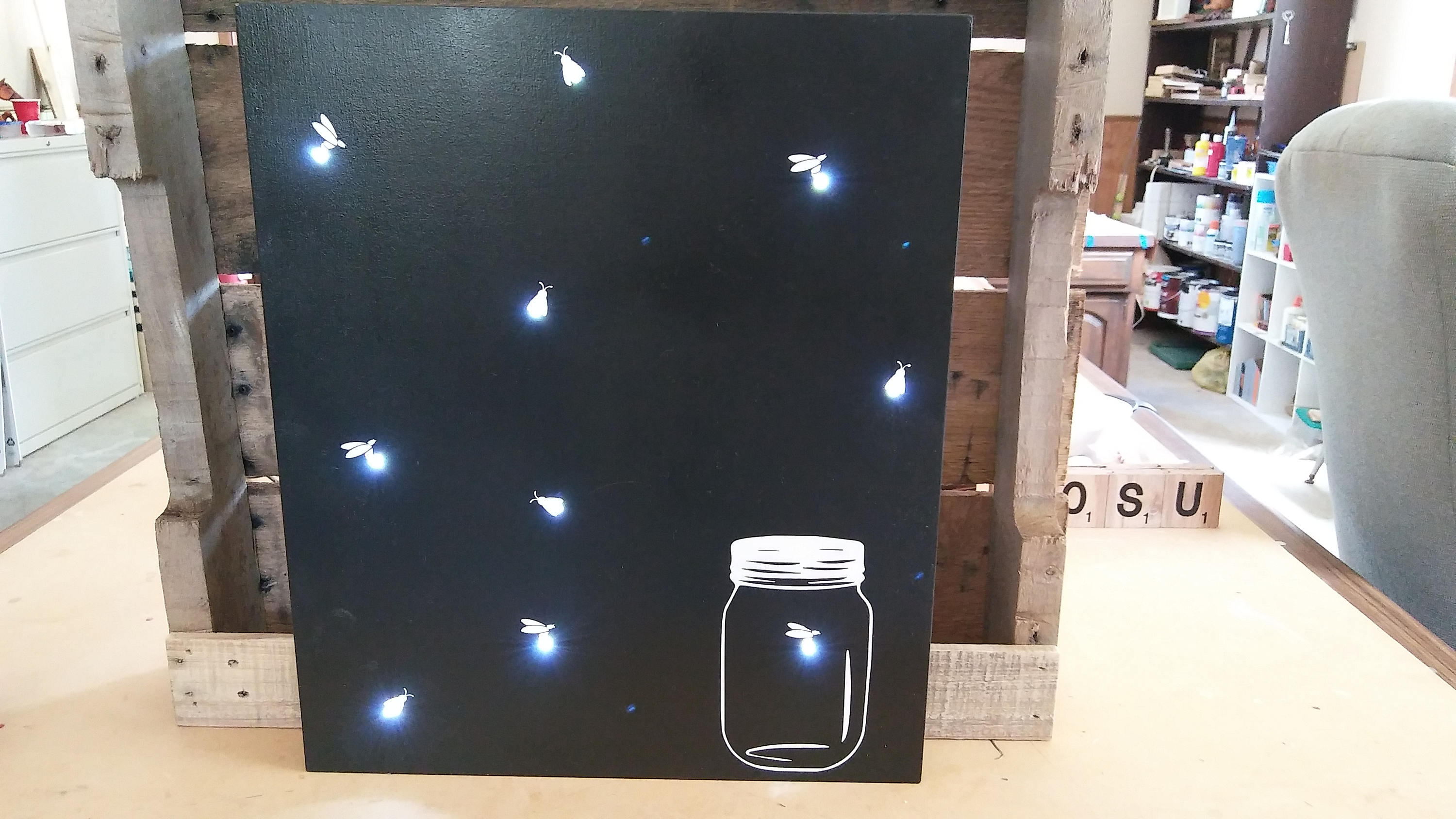 Firefly lightning Bug Light up Sign. Etsy