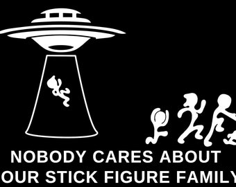 Nobody cares about your stick figure family.