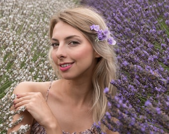 leidersty Simulated Flower Headband Lavender Floral Hair Band Garland Tiara Crown Women Jewelry Headdress Decoration Fashion Dreamlike for Wedding Party Prom Engagement leidersty Simulated Flower Headband Lavender Floral Hair Band Garland Tiara Crown Women Jewelry Headdress Decoration Fashion Dreamlike for Wedding Party Prom Engagement