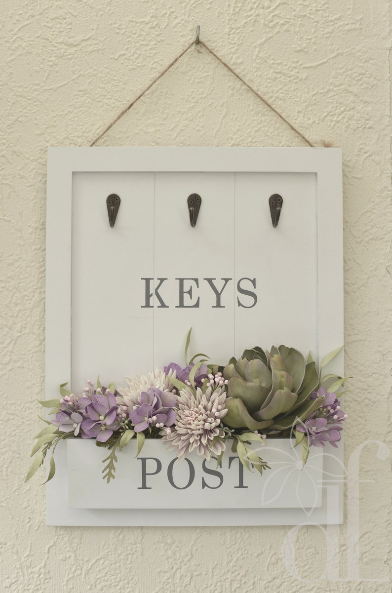 Key Hanger Key Rack Organizer Rustic Hanger Entryway Organizer Etsy