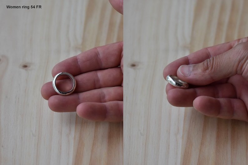 without solded Silver round Ring with hand engraving 100/% handmade casting metod