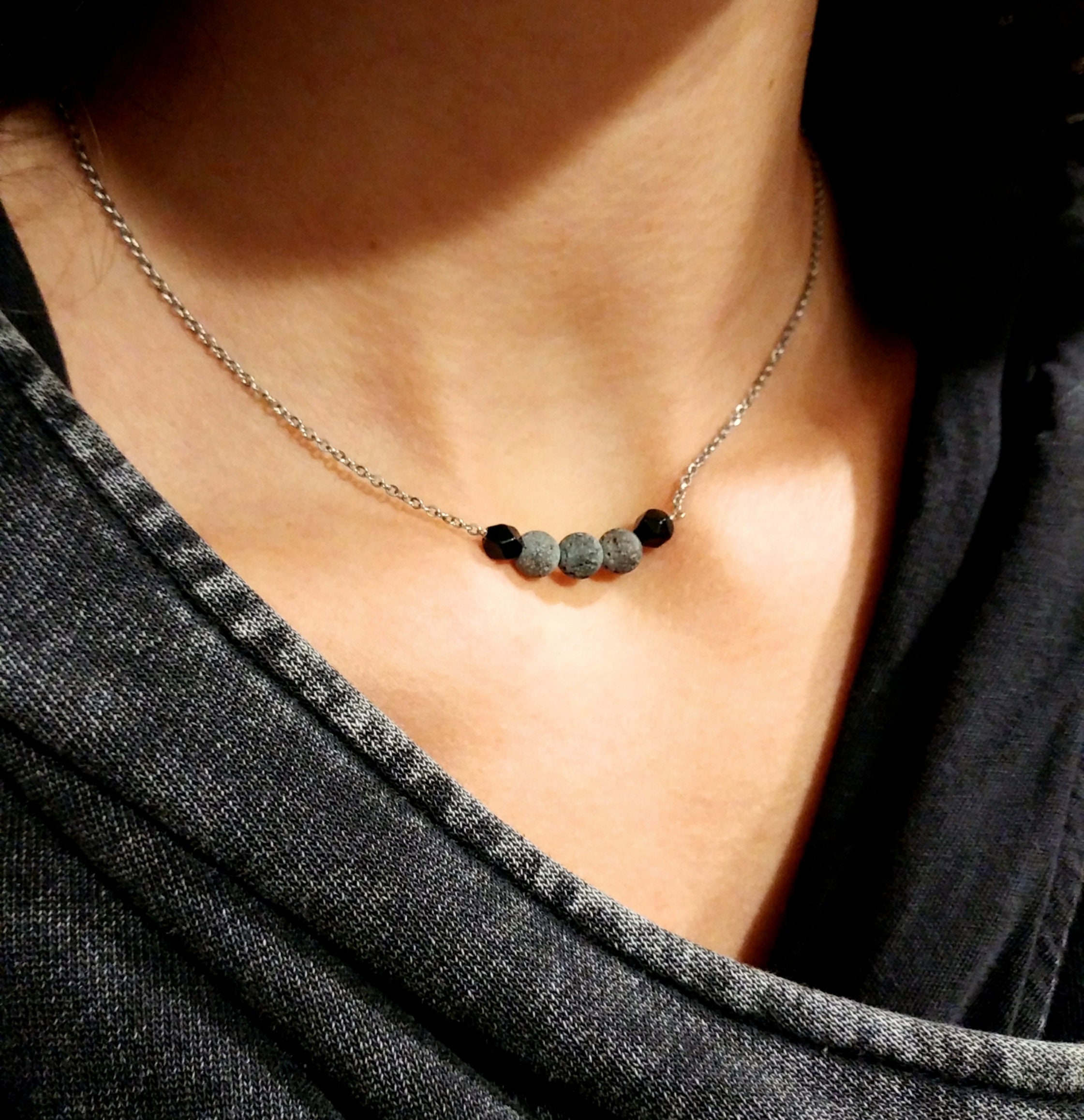 Lava Stone Diffuser Necklace 