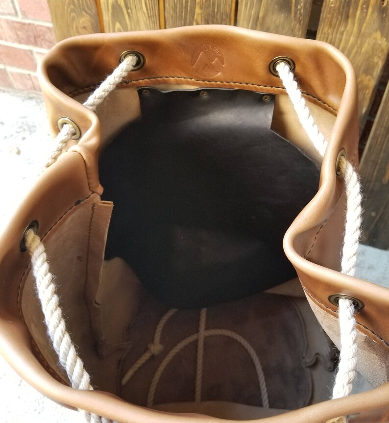 leather ditty bag