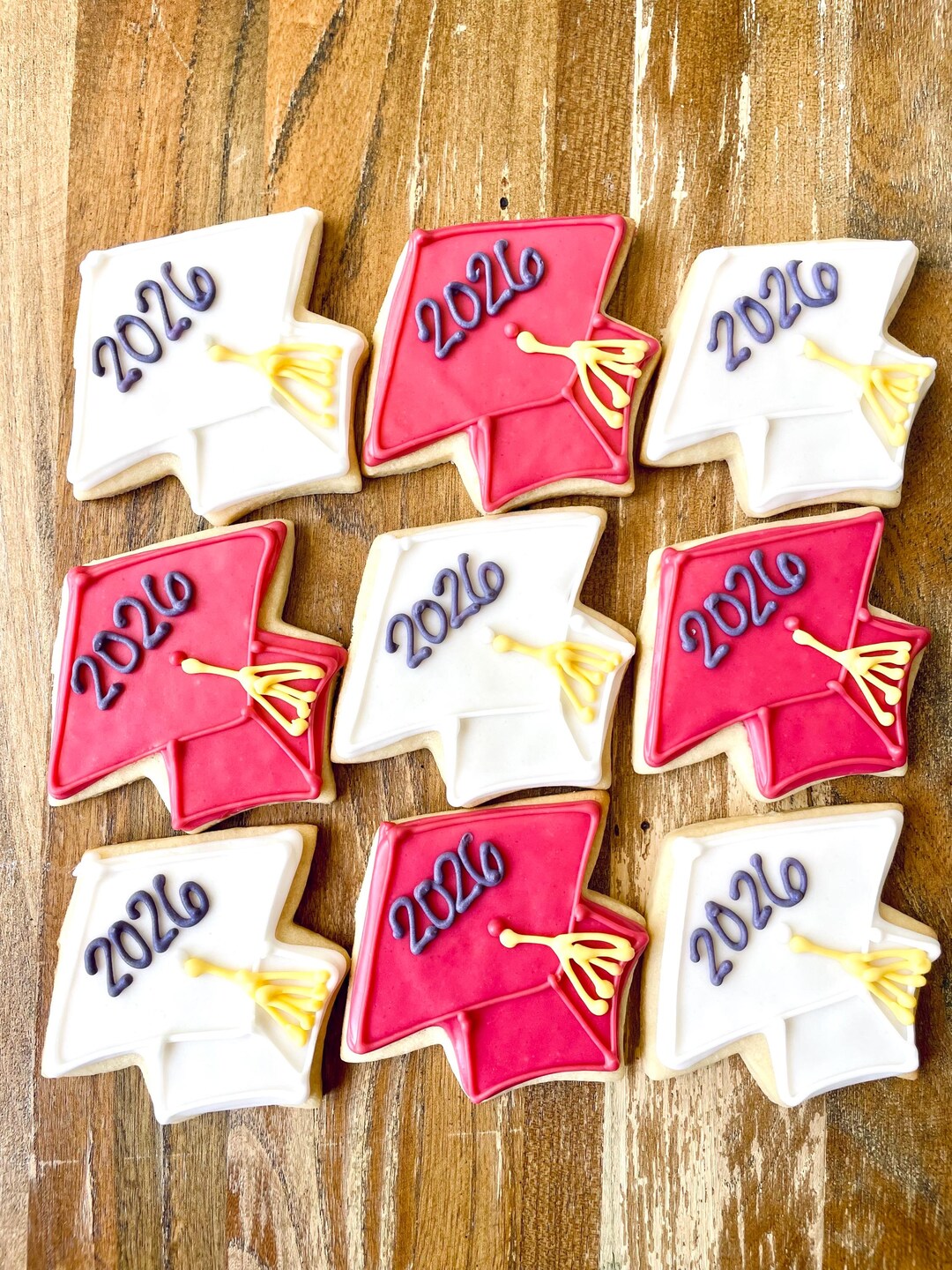 Personalized Graduation Cap Cookies – Custom Colors , Mortar Party ...