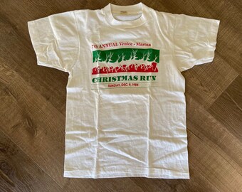 Vintage 80's USA screen stars venice beach Christmas shirt