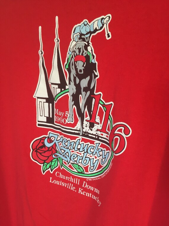 Vintage 90's USA Kentucky Derby T-shirt - image 2