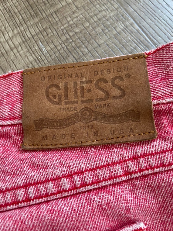 Vintage Guess by Marciano USA denim jean shorts - image 4