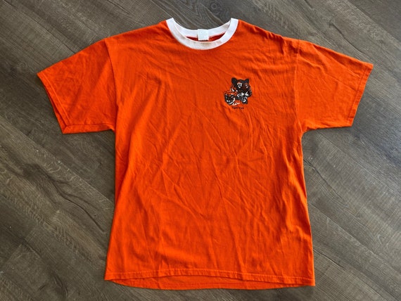 Vintage USA Scouts tiger cub orange shirt - image 1