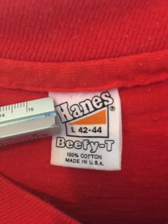 Vintage 70's Hanes cycling T-shirt - image 4