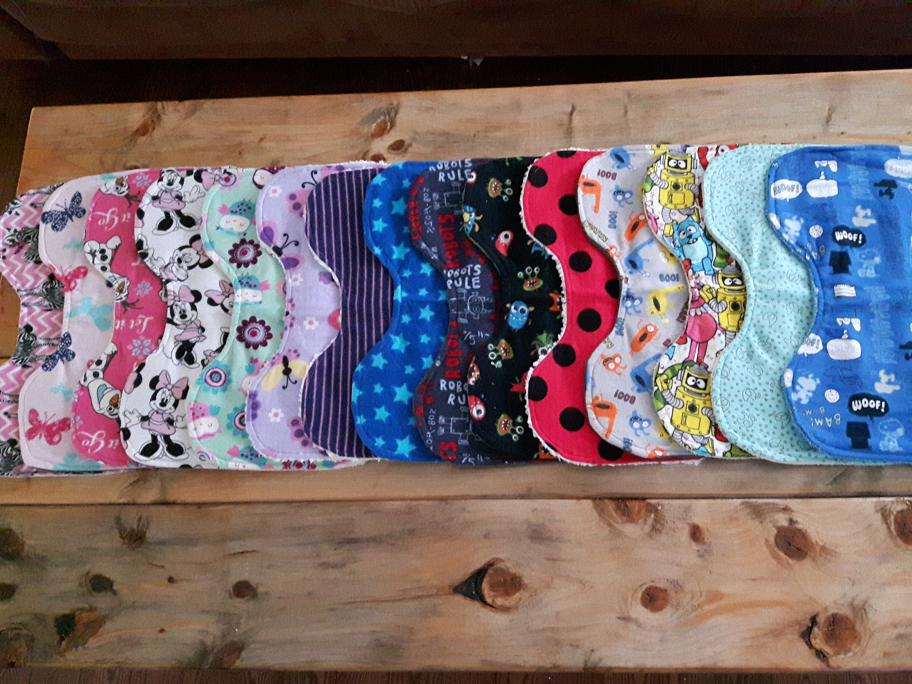 Soft Curved Baby Burp Cloths Etsy Canada