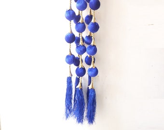 56" set of 5 Toran door hanging/ Diwali decoration/ Door valence/ toran/ festival decor/ balls door side liners/Indian housewarming gift