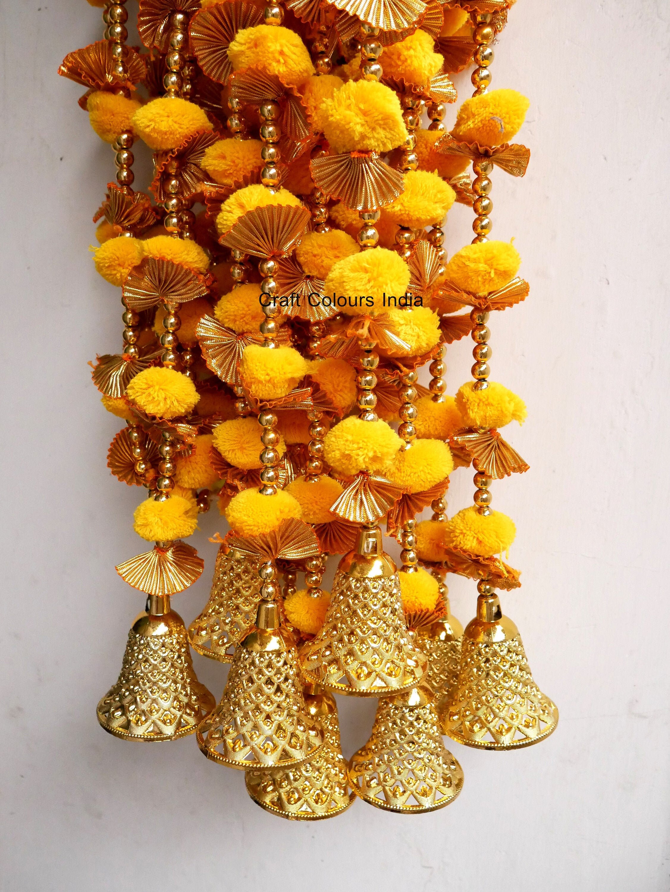 5 feet long Toran door hanging/ Diwali decoration/ Door Etsy