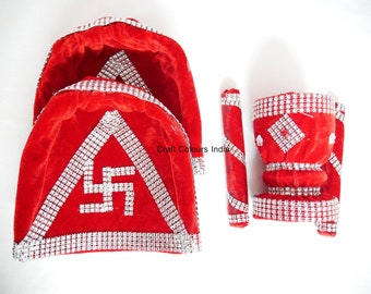 Usal mookh and Chhajla set for Indian marriage rituals, wedding decoration accessories