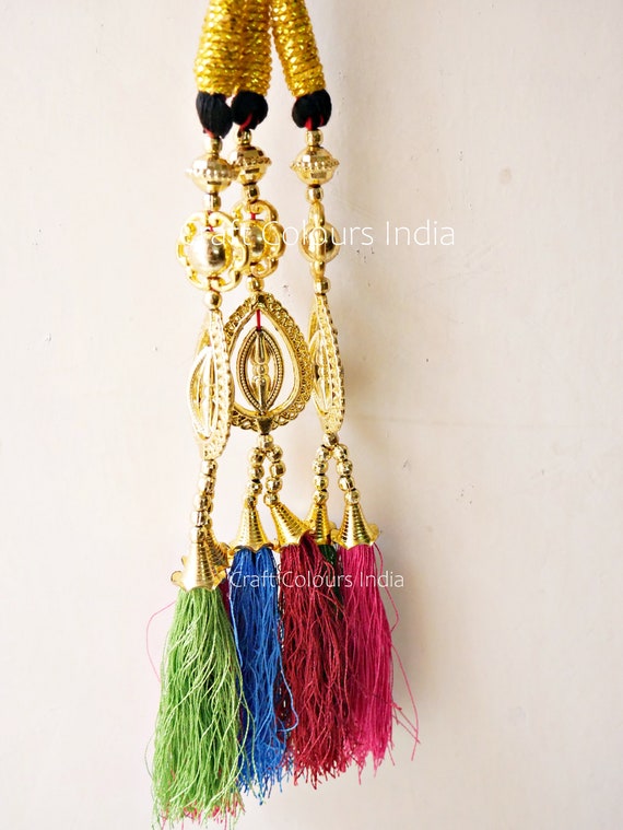 Multicolor Parandi Indian Paranda Braid Hairstyle Belly Dance