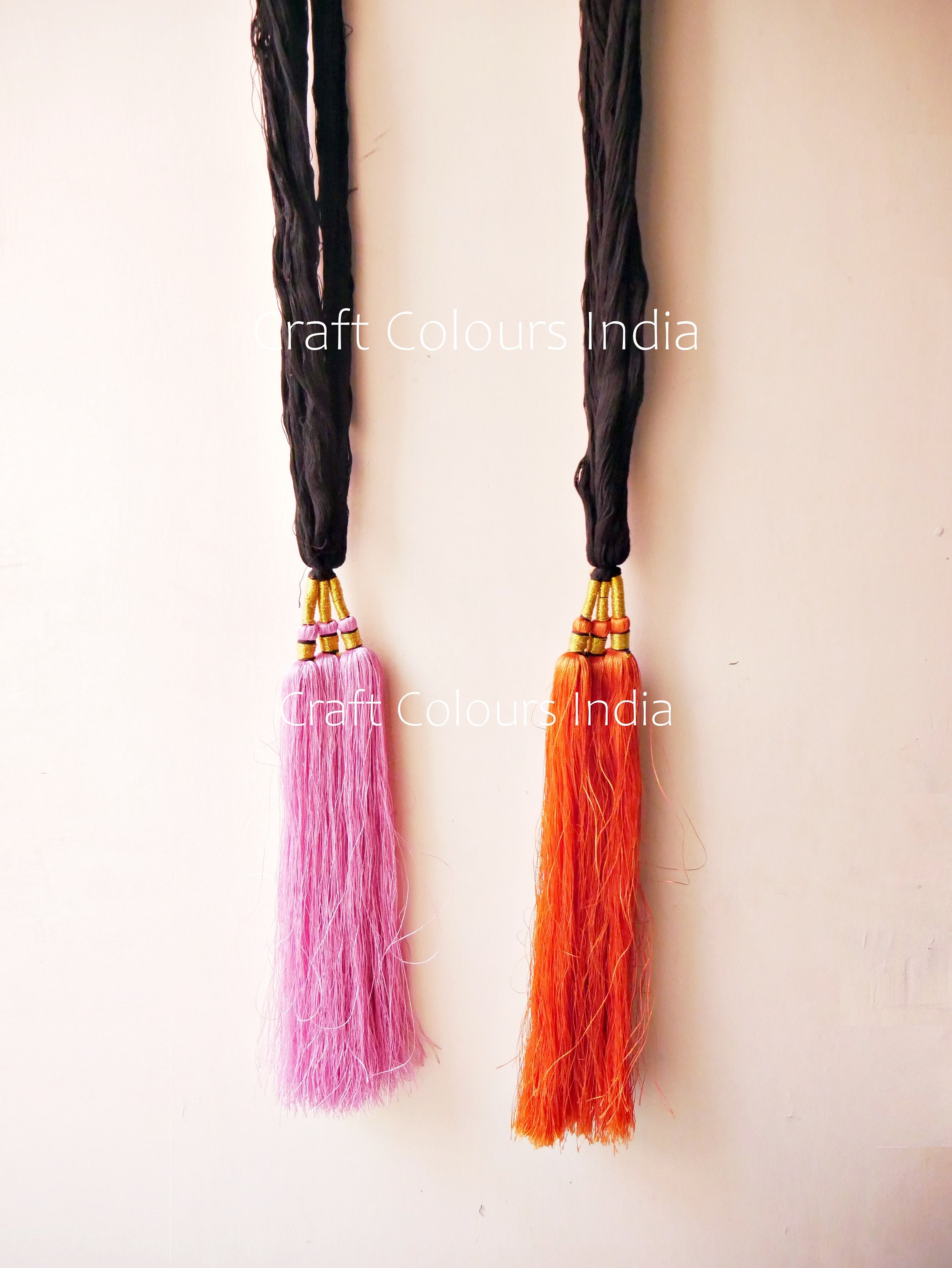 Pink N Orange Paranda Indian Paranda Braid Hairstyle Belly - Etsy Singapore Pink N Orange Paranda Indian Paranda Braid Hairstyle Belly - Etsy Singapore