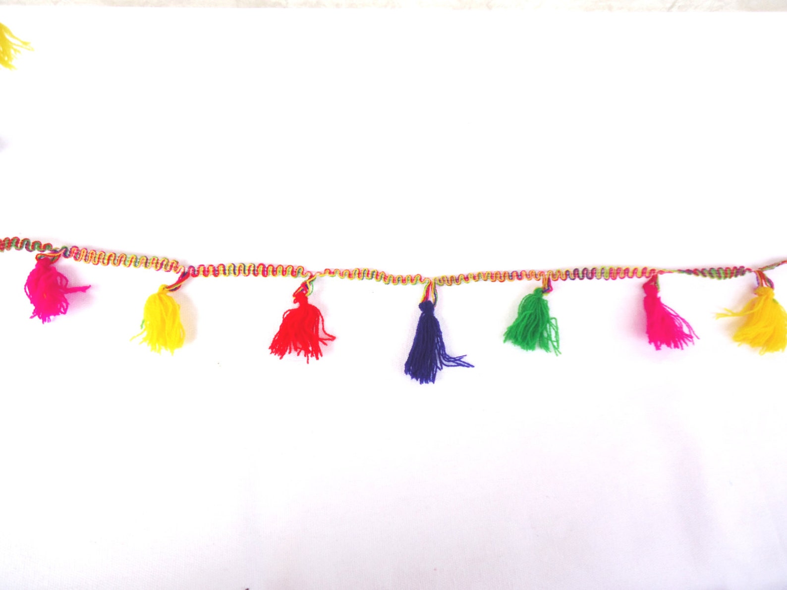 Multicolor Tassel Lace 7 Yards Tassel Trim Tassel Tape Etsy