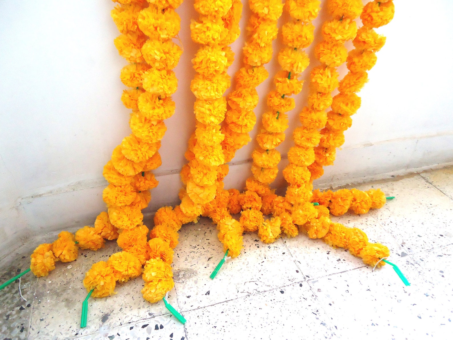 10ft 50pc Bulk Marigold Garlands for Wedding Decoration Etsy