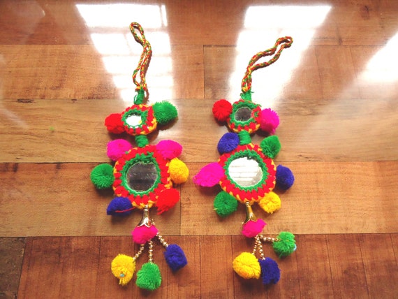 4.5'' 8 Pc Beaded Tassels Jewelry Making Decorative Handmade DIY Crafting  Tassel Christmas Home Decor Charms Gypsy Boho Keychain Latkan
