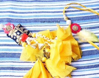 Bhai bhabhi matching lumba and rakhi set with roli chawal