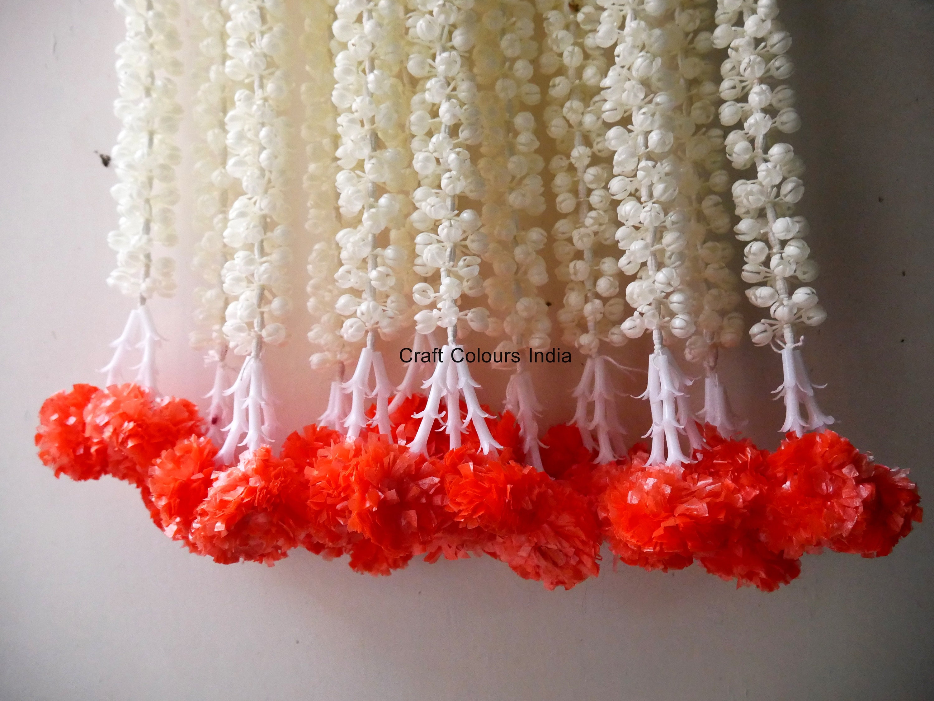 Jasmine Garlands Wedding Marigold End Garlands Etsy