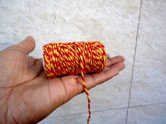 Kalava Suraksha Dhaga, Red Yellow Raw Cotton Moli, Katcha Soot