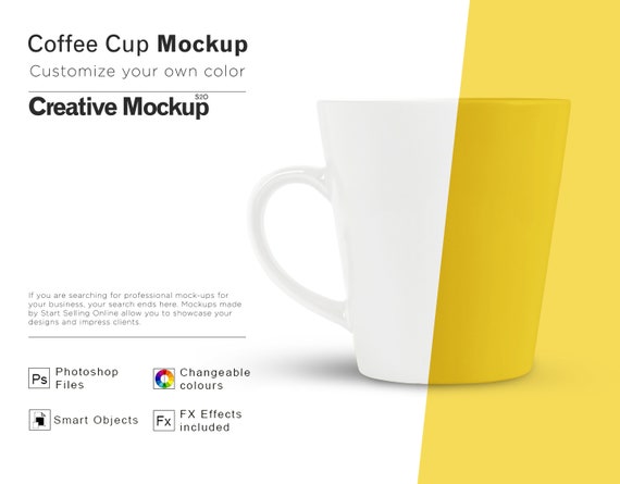 Coffee Mug Mockup High Resolution Smart Objects Easily Etsy