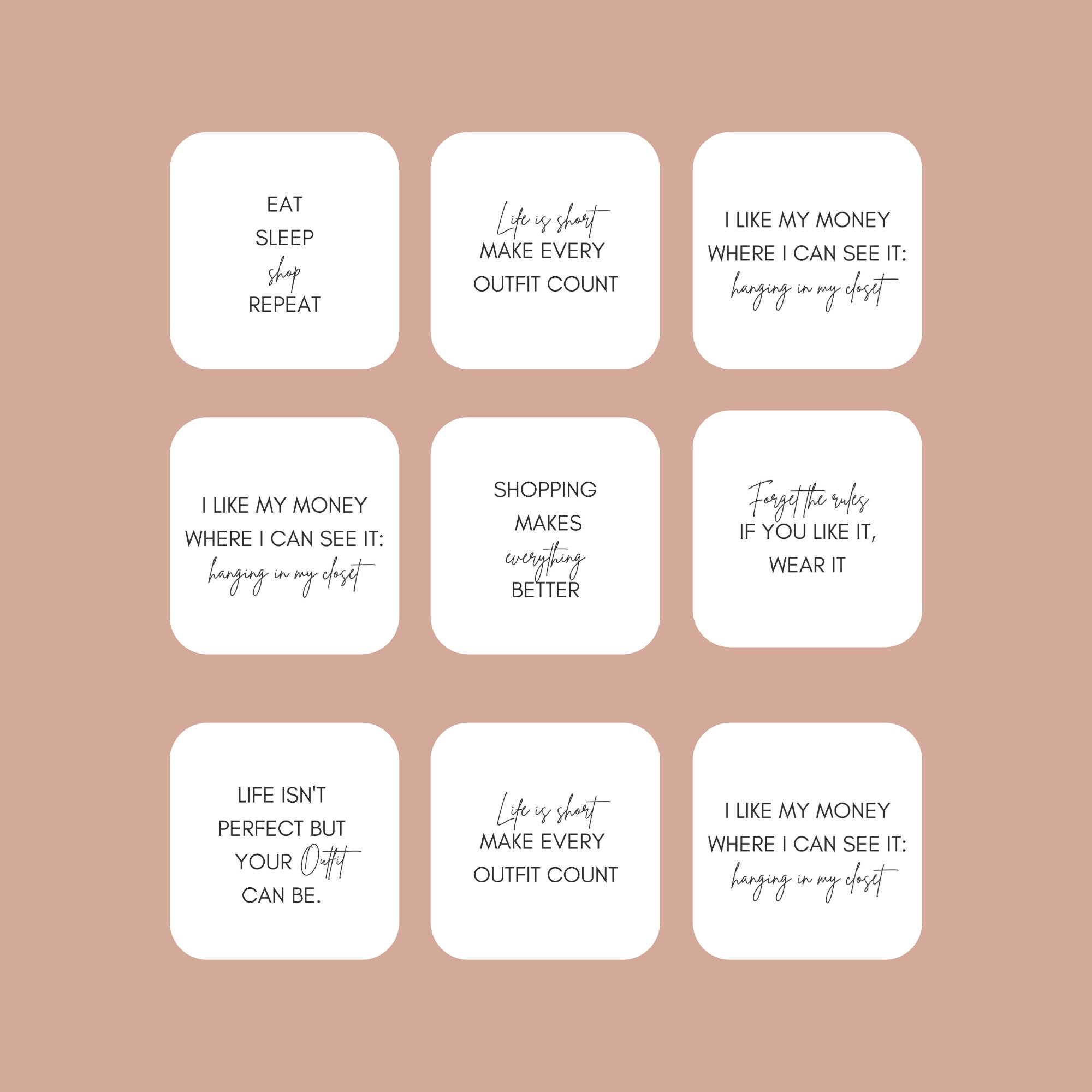 Fashion Instagram Quotes for Girls, Fashion Business Quotes, Boutique